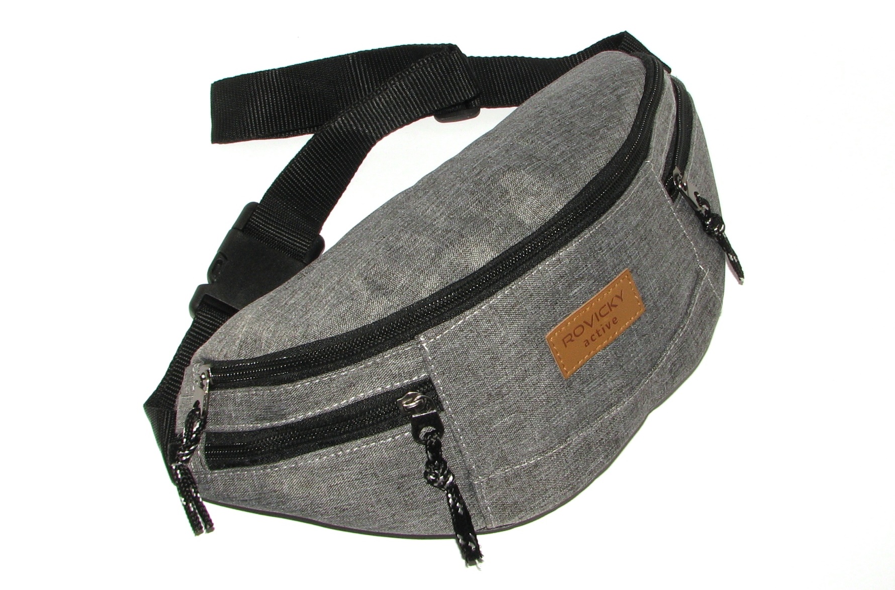 Сумка на пояс (бананка) Rovicky BAG-WB-01-3989 GREY
